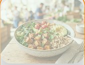 Warm Tempeh & Garlic Greens Bowl