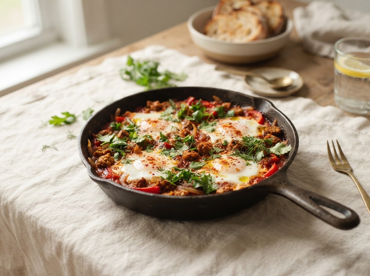 Summer Tempeh Shakshuka